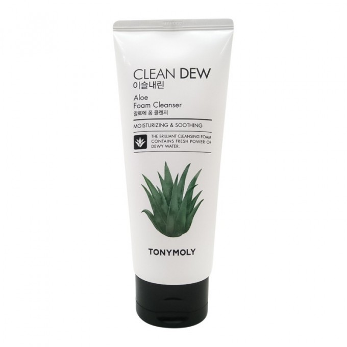 Пенка для умывания с алоэ для проблемной кожи Clean Dew Aloe Foam Cleanser, Товар 96866
